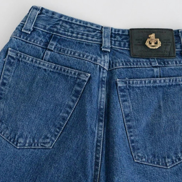 Vintage 80's Number One Trussardi Tapered Leg High Waisted Denim Mom Jeans 30 - Picture 15 of 15